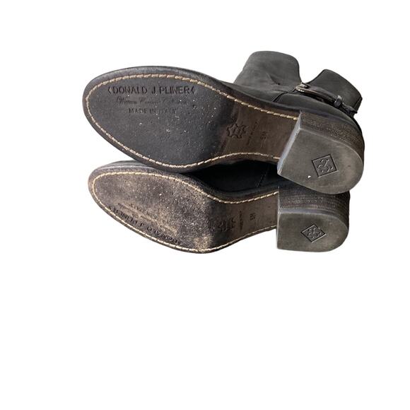 Donald J. Pliner Black Heeled Boots - Picture 8 of 11